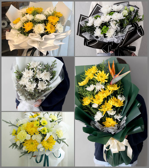 河南郑州巩义市涉村镇白事花束代送
